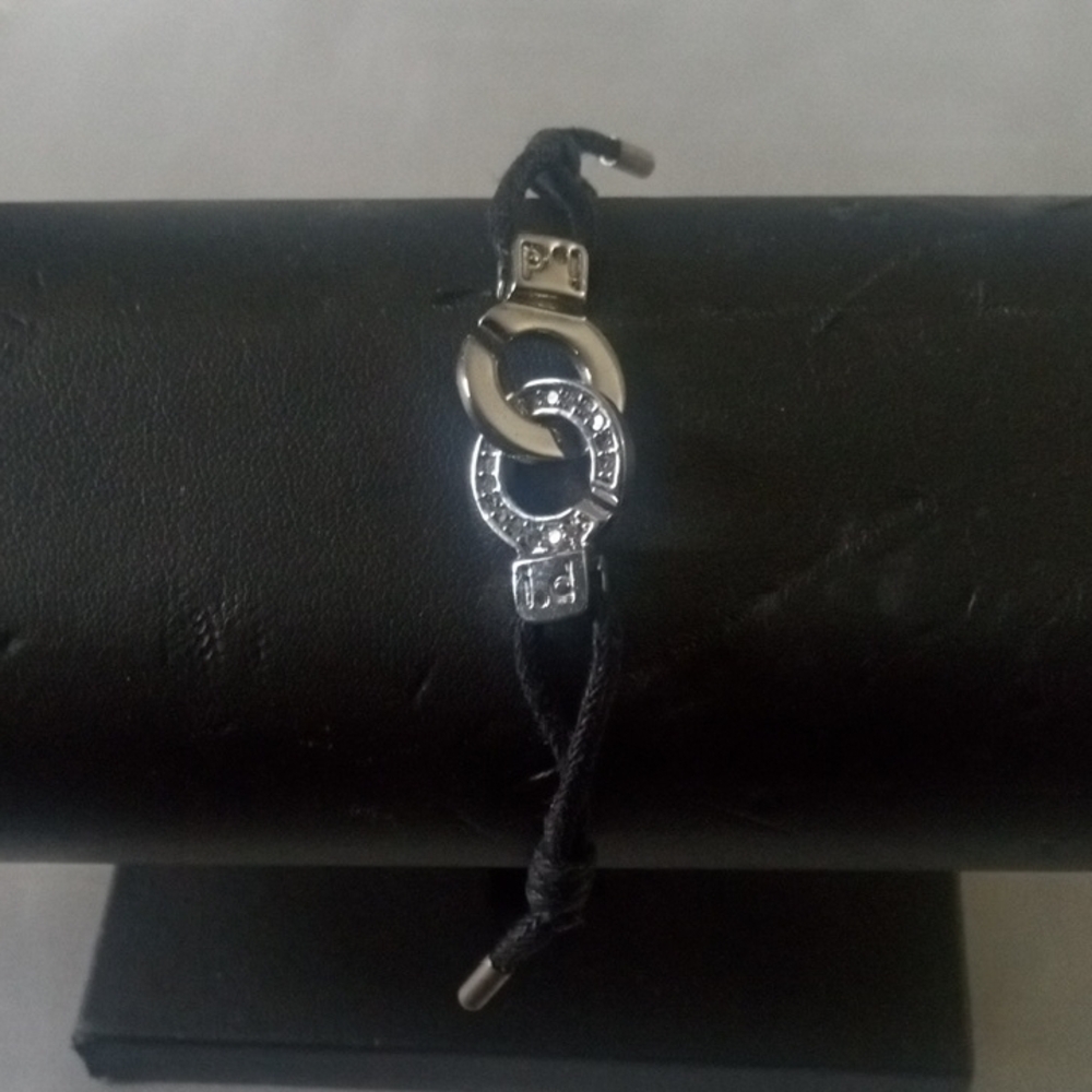 Cuffs Of Love Black and Silver Bracelet